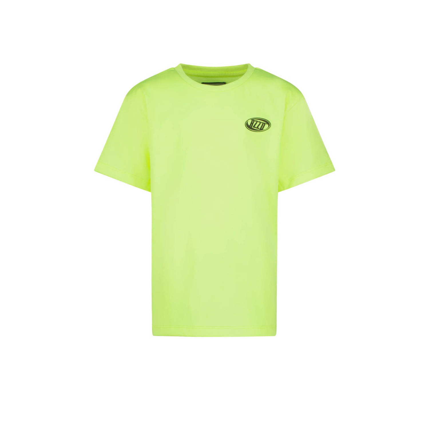 Raizzed T-shirt Hogan met backprint neon geel