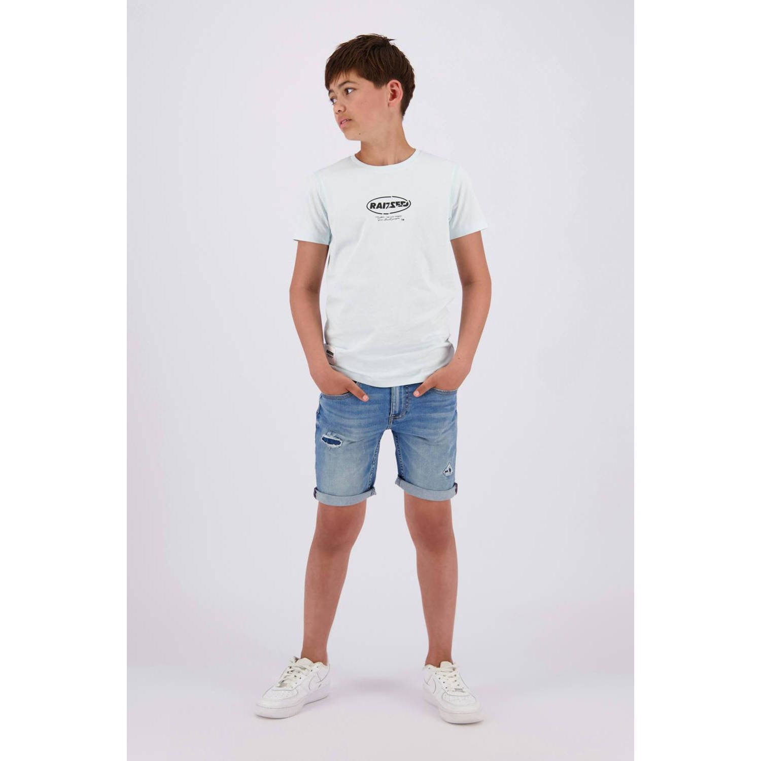 Raizzed denim short Oregon Crafted dark blue stone Korte broek Blauw Jongens Stretchdenim 152