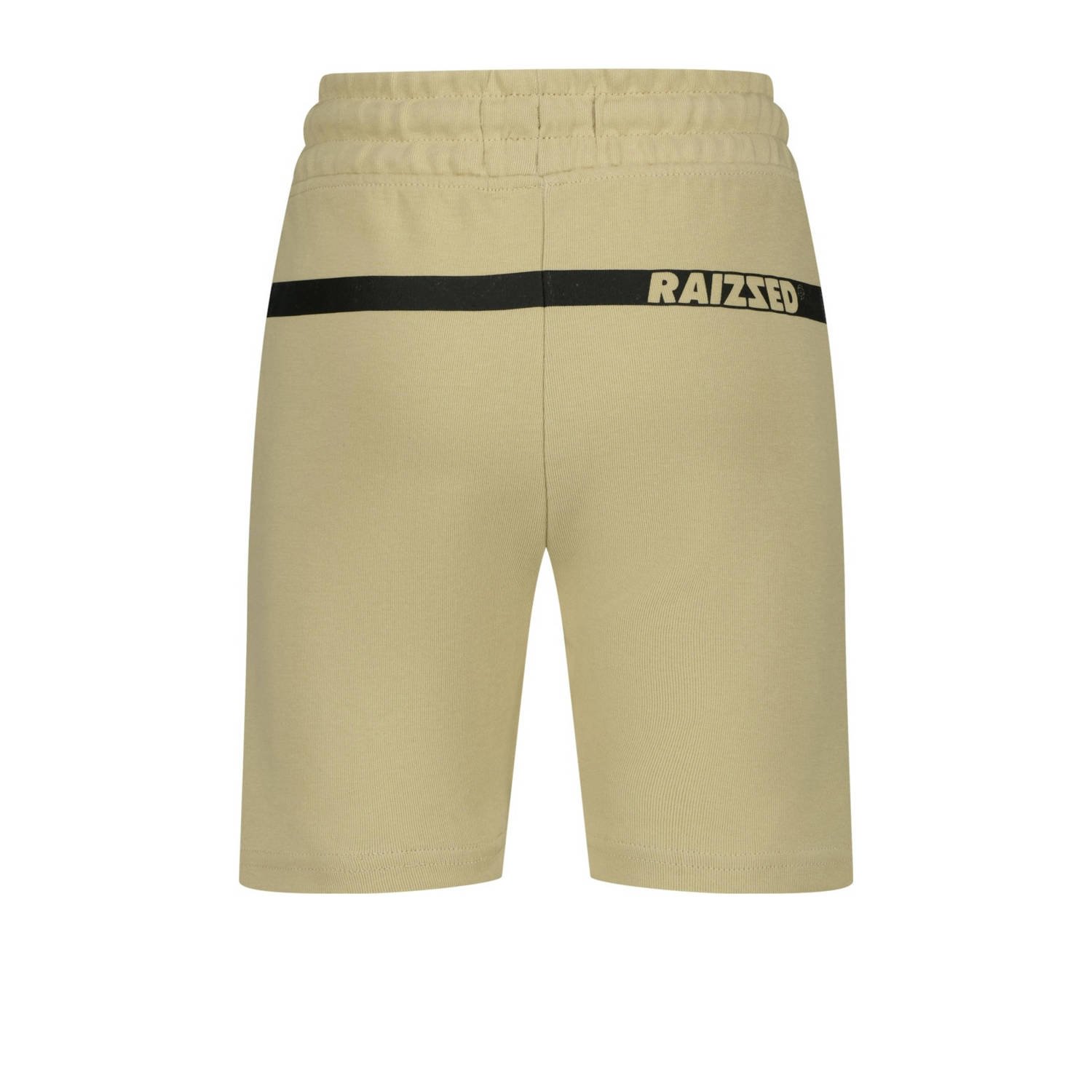 Raizzed sweatshort Rosh met logo lichtzand