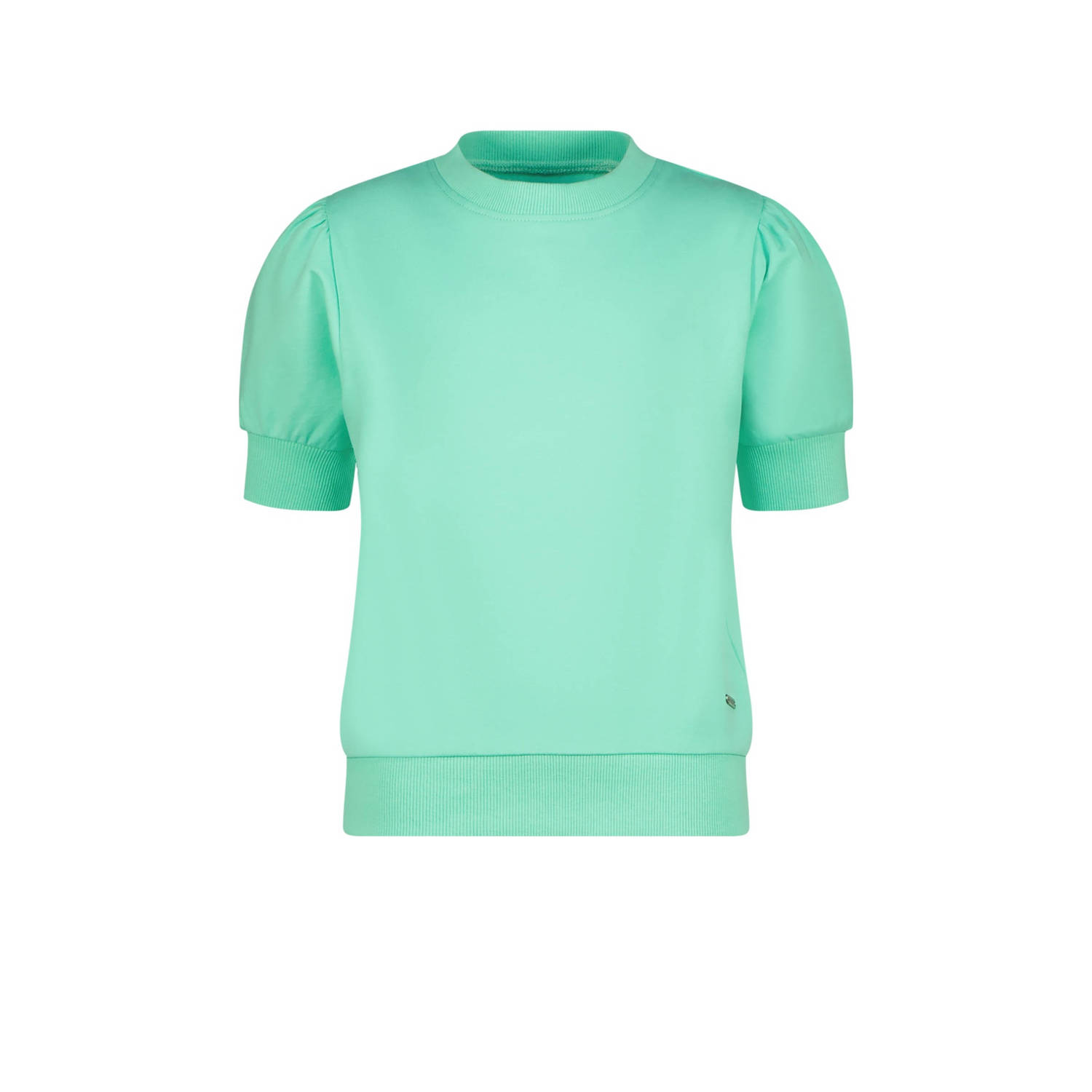 Raizzed T-shirt Duna zeegroen Meisjes Sweat Ronde hals Effen 128