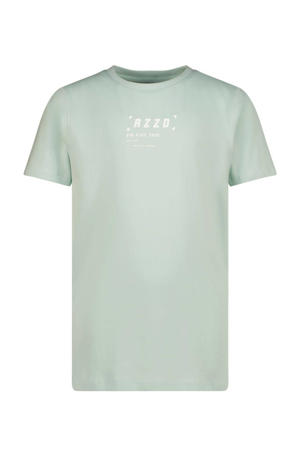 T-shirt Huck met logo zacht pistachegroen