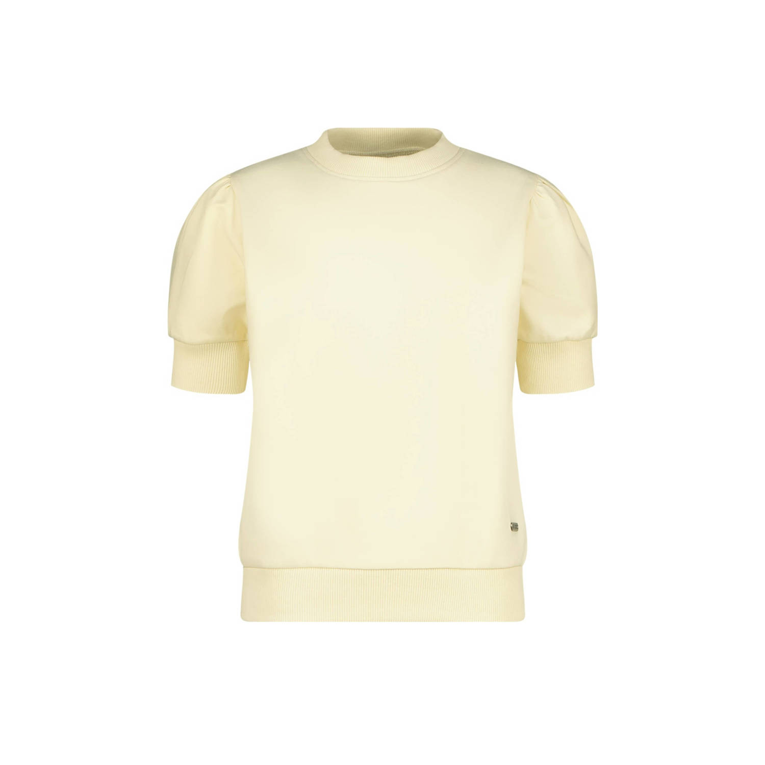 Raizzed T-shirt Duna zachtgeel Meisjes Sweat Ronde hals Effen 152