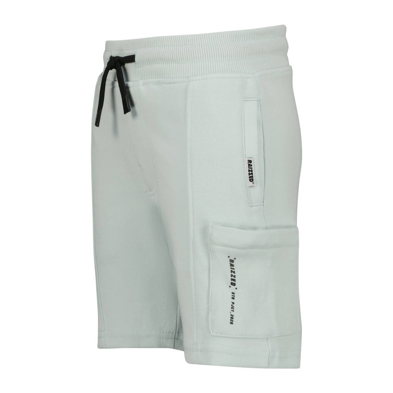 Raizzed sweatshort Rollanto grijsblauw