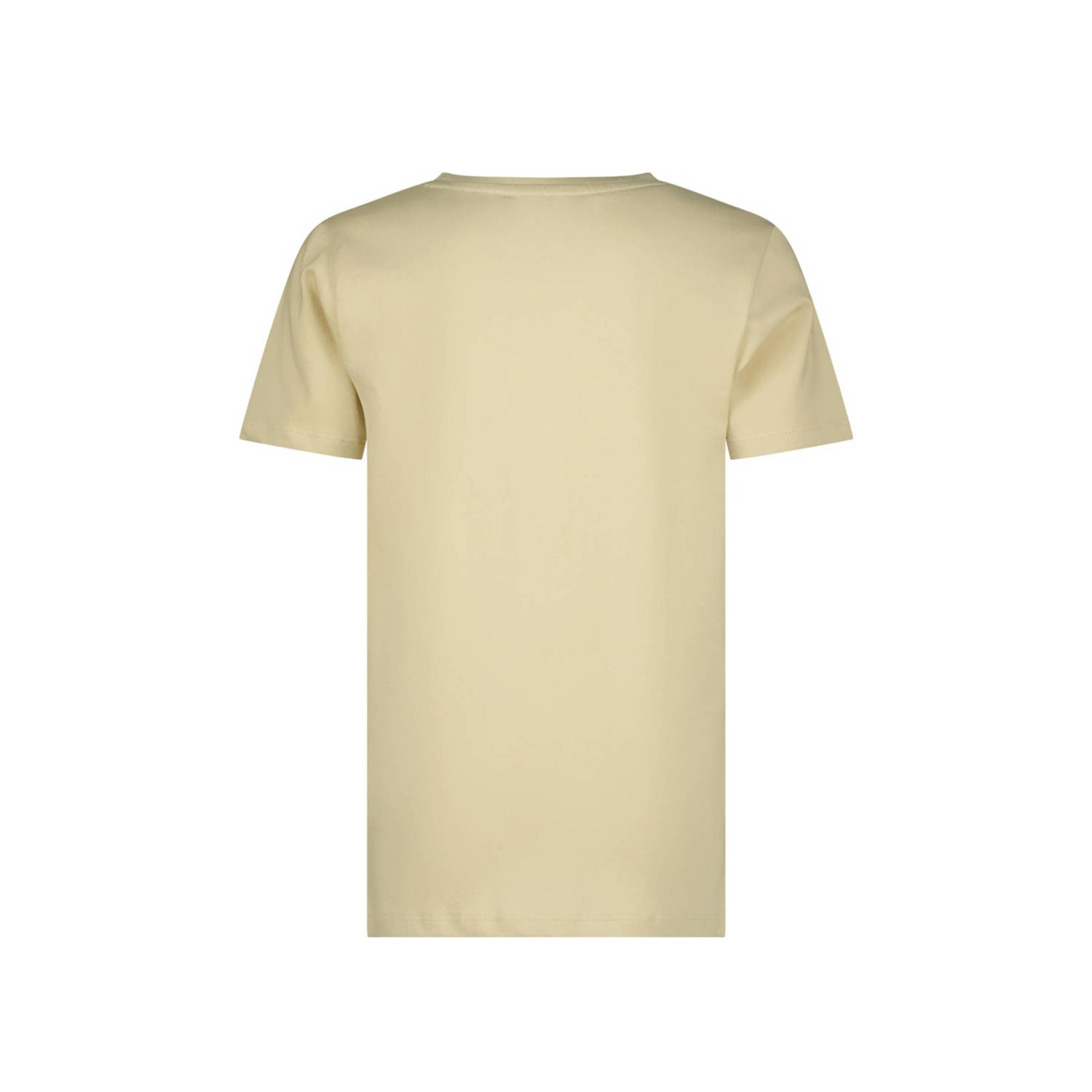 Raizzed T-shirt Beckley met printopdruk beige