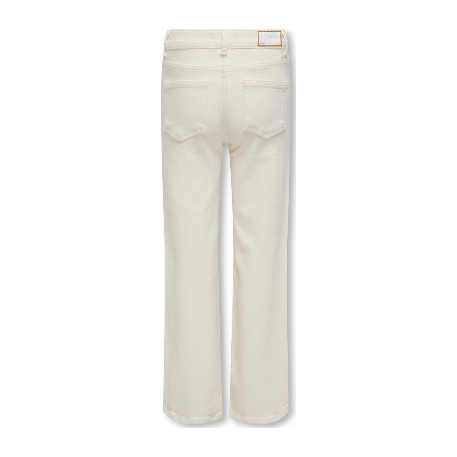 ONLY KIDS GIRL high waist wide leg jeans KOGJUICY ecru