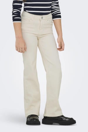 high waist wide leg jeans KOGJUICY ecru