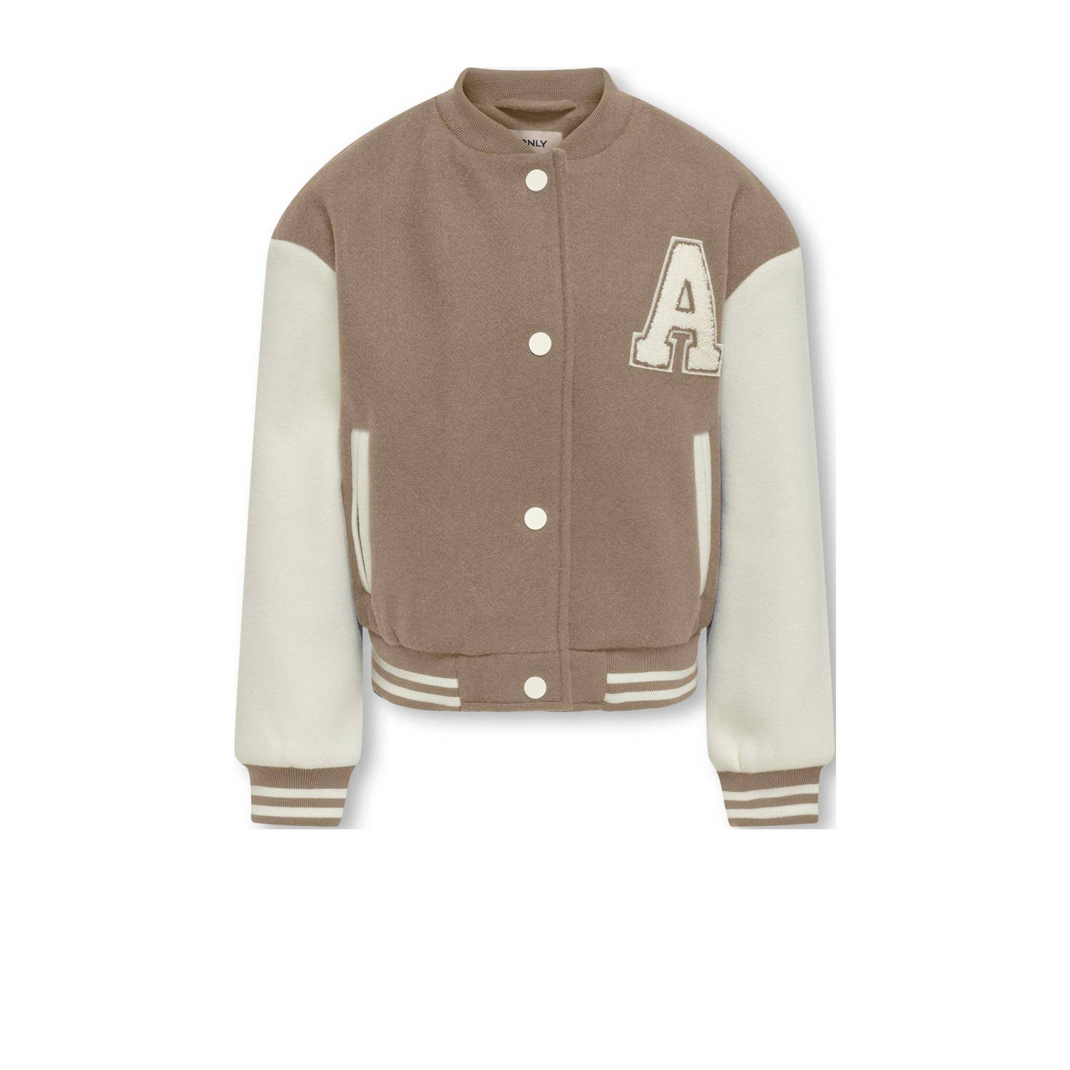 ONLY KIDS GIRL bomberjack zomer KOGSILJA taupe beige