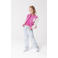 KIDS ONLY GIRL bomberjack zomer KOGSILJA LIFE warmroze/wit