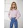 KIDS ONLY GIRL wide leg jeans KOGJUICY met hartjes dessin light medium blue denim