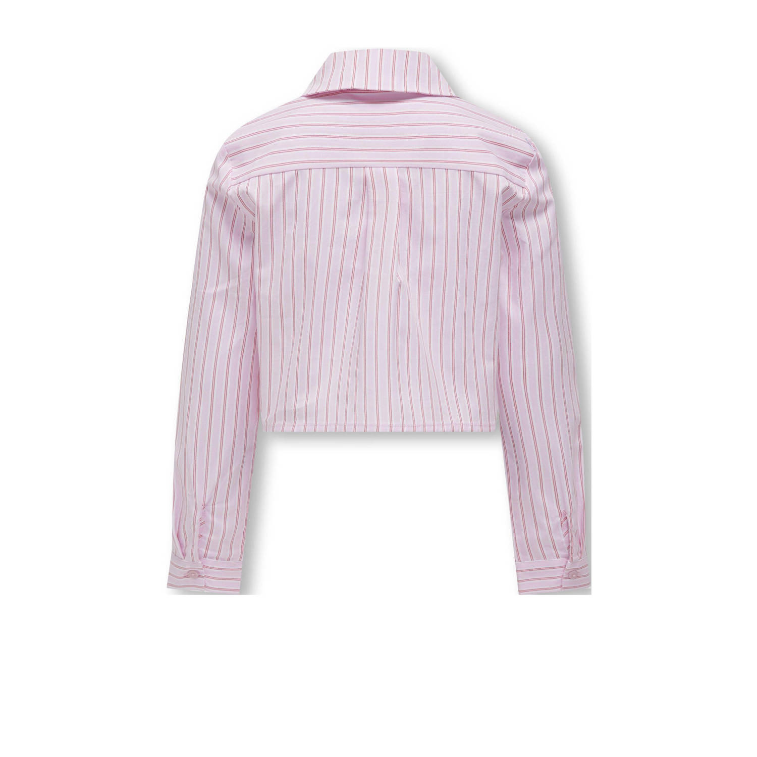 ONLY KIDS GIRL gestreepte blouse KOGHOLLY roze wit