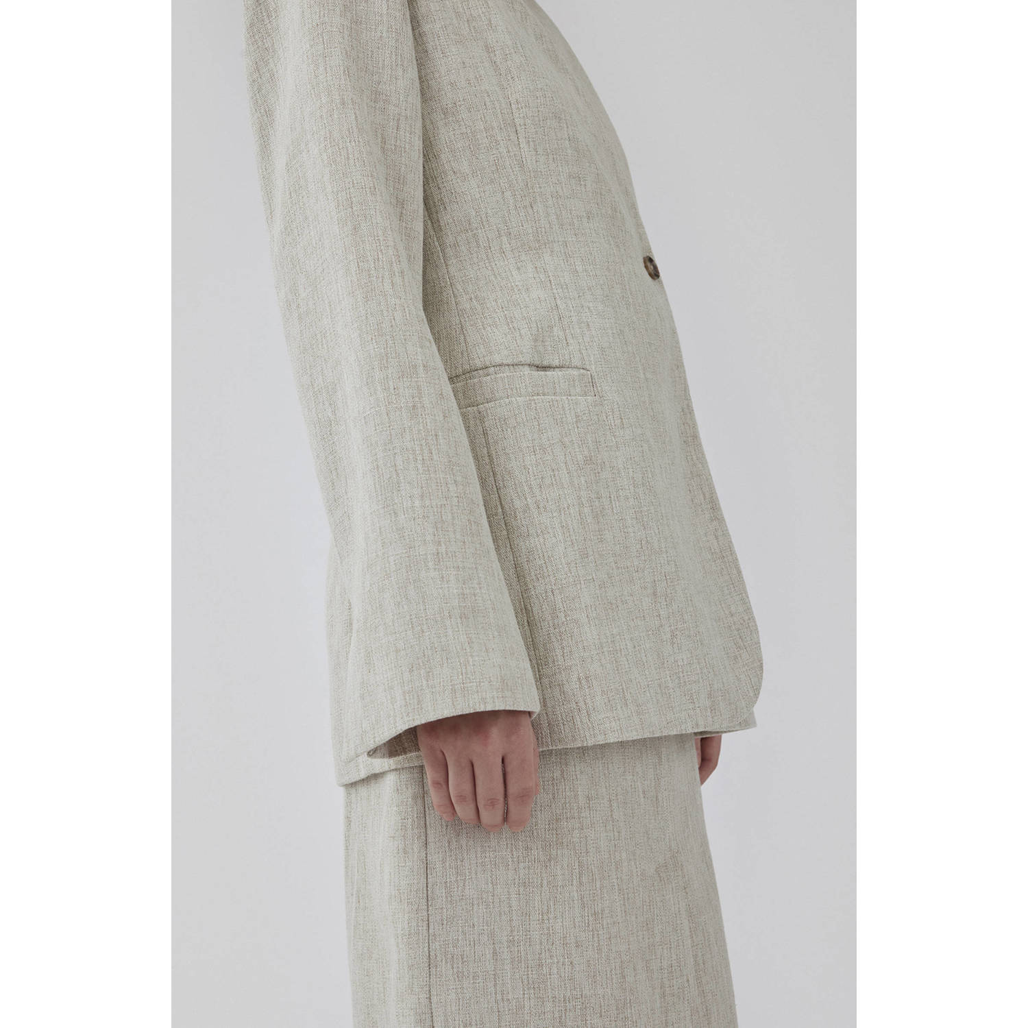 Modström oversized blazer Haley zand