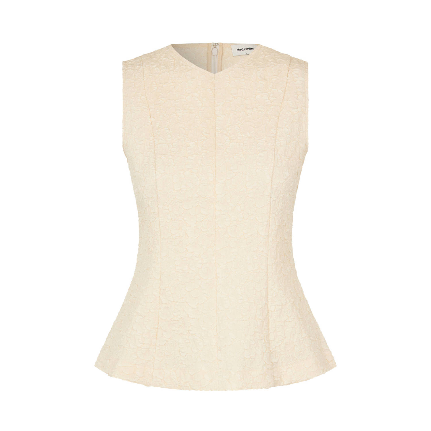 Modström HollisMD Top korte mouw Beige Dames