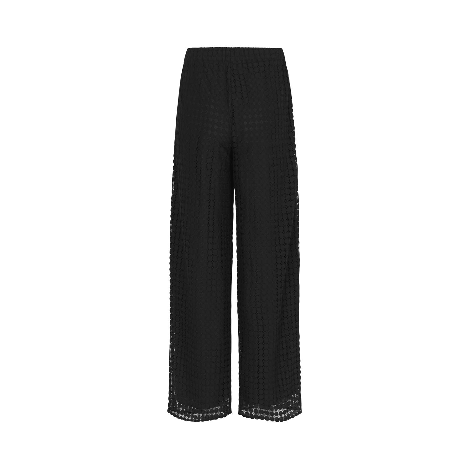 Modström straight fit pantalon Hattie zwart