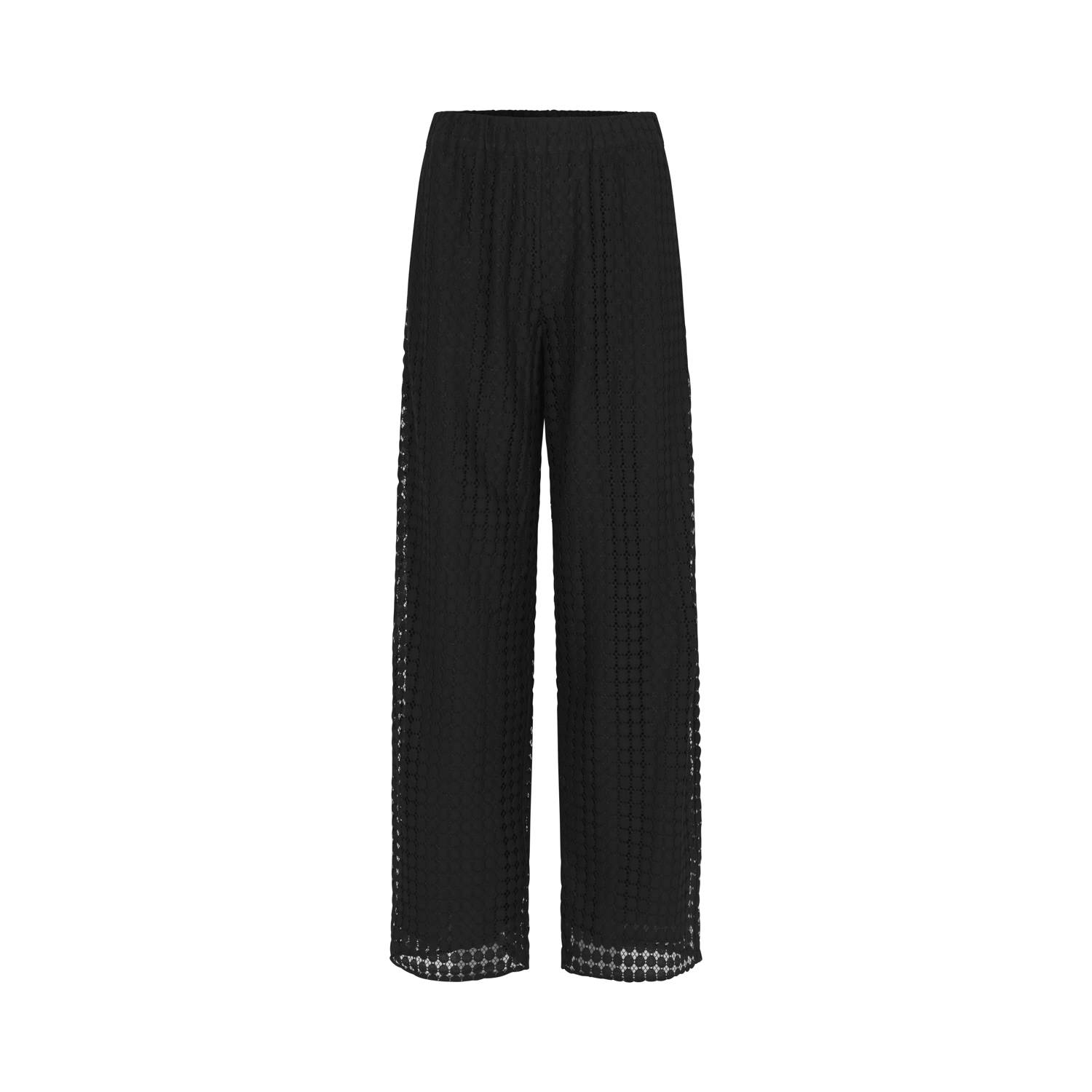 Modström straight fit pantalon Hattie zwart