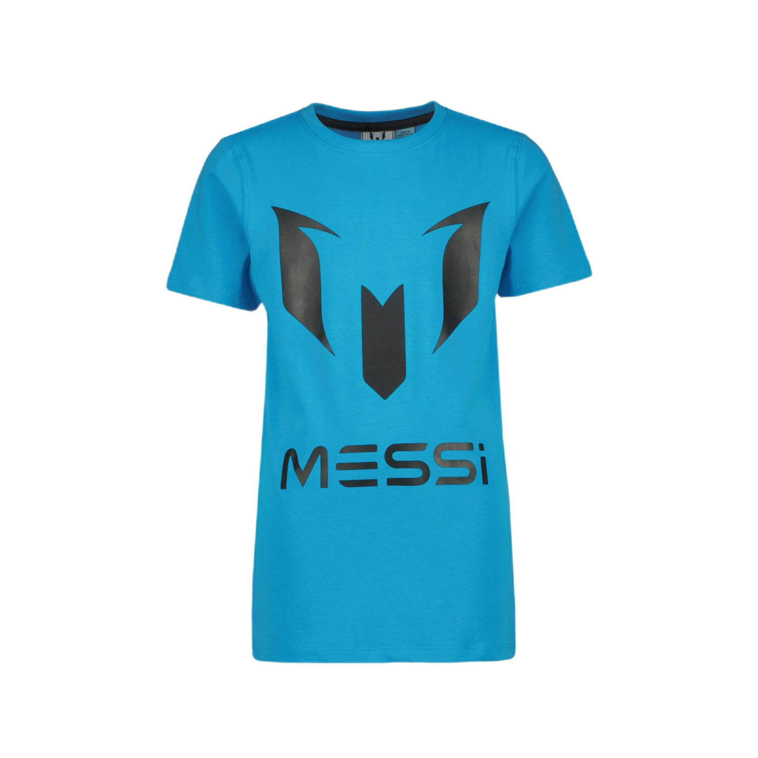 VINGINO x Messi T-shirt Hogo met printopdruk blauw Jongens Katoen Ronde hals 128