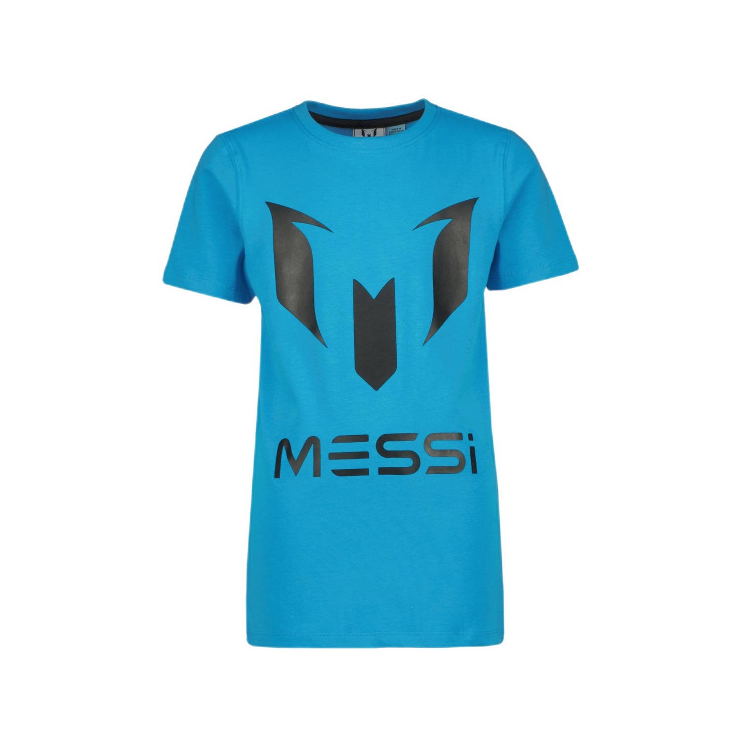 VINGINO x Messi T-shirt Hogo met printopdruk blauw Jongens Katoen Ronde hals 104