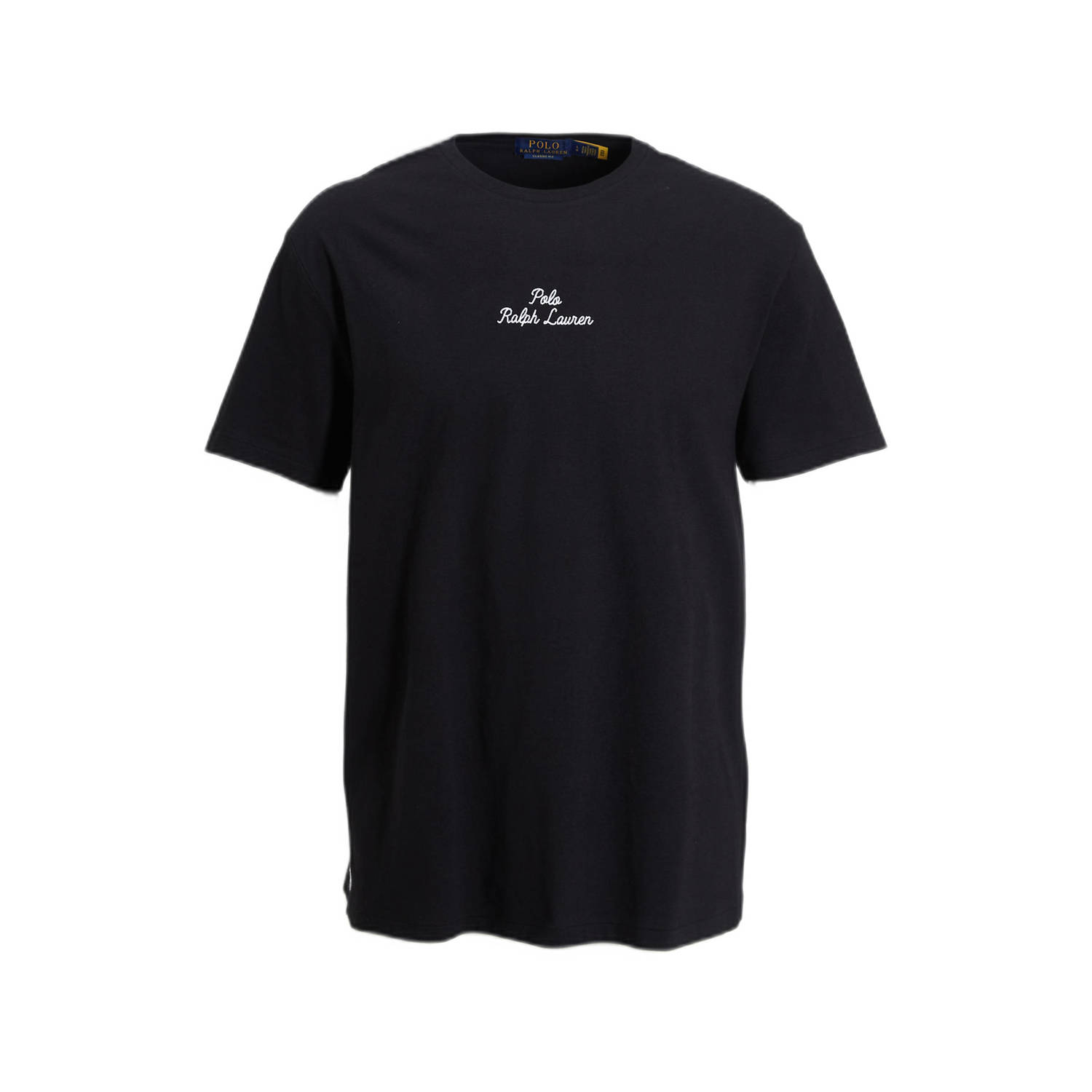 POLO Ralph Lauren slim fit T-shirt met printopdruk zwart
