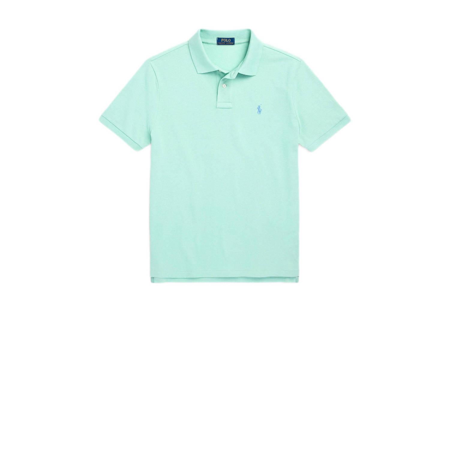 POLO Ralph Lauren slim fit polo met logo mintgroen