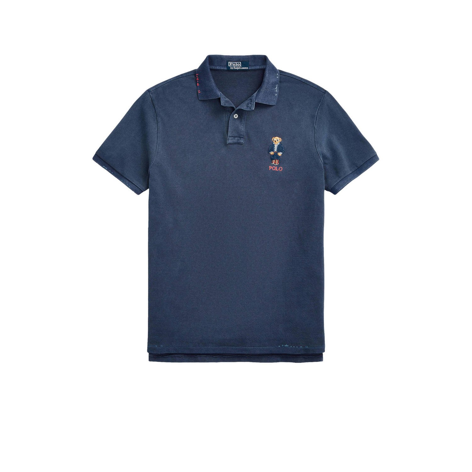 Polo Ralph Lauren Blauwe Polo T-shirts en Polos met Polo Bear Blue Heren