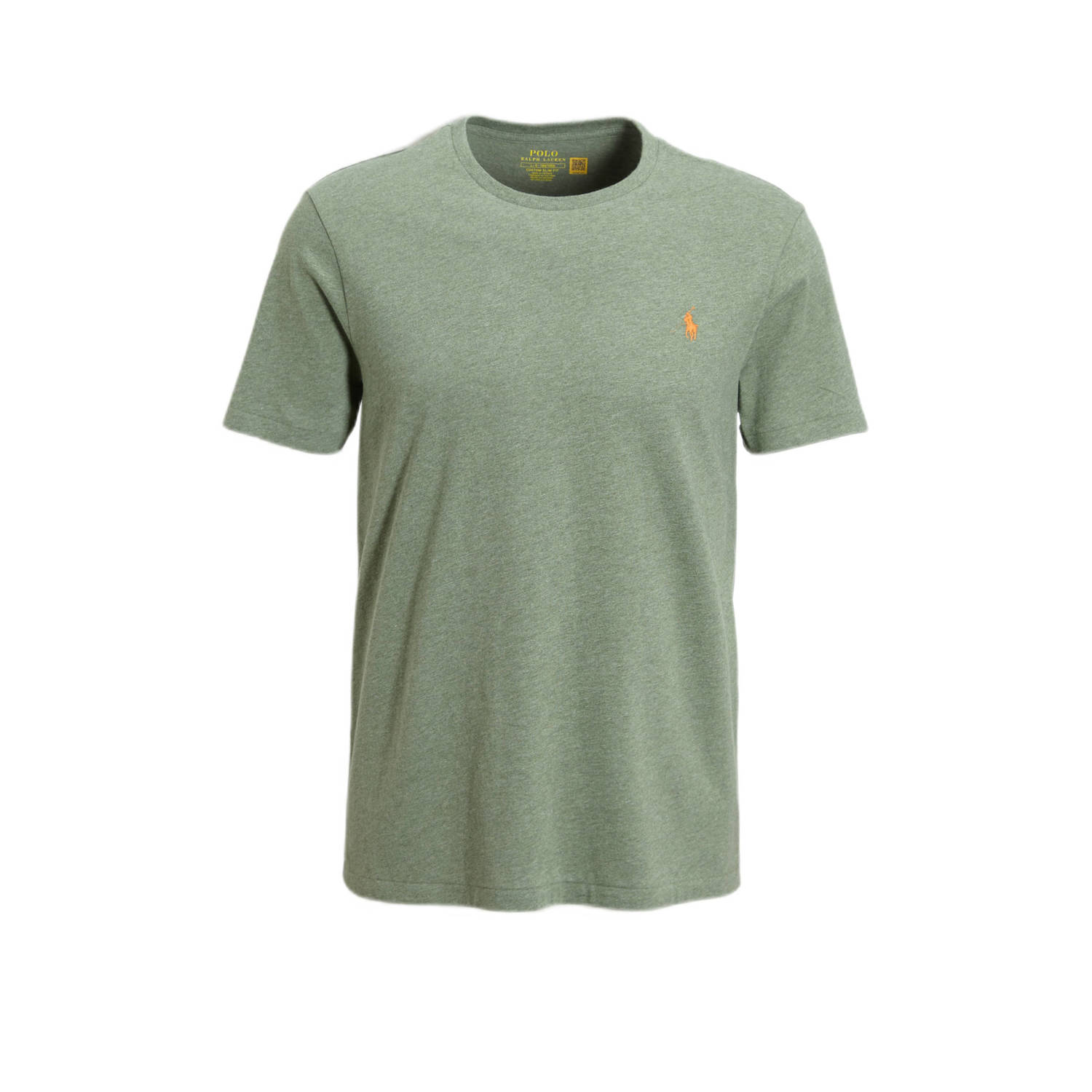 POLO Ralph Lauren slim fit T-shirt met logo groen