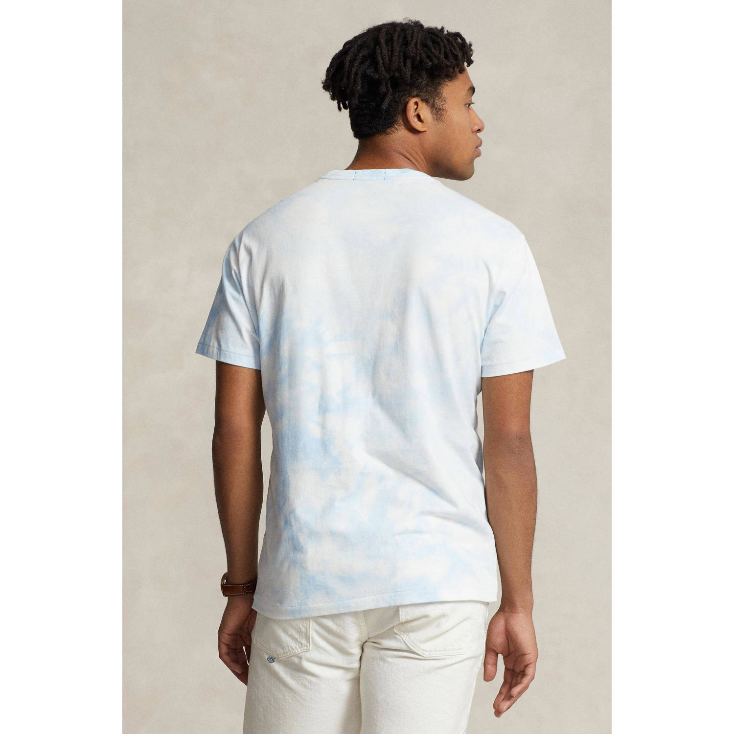 POLO Ralph Lauren T-shirt met printopdruk lichtblauw