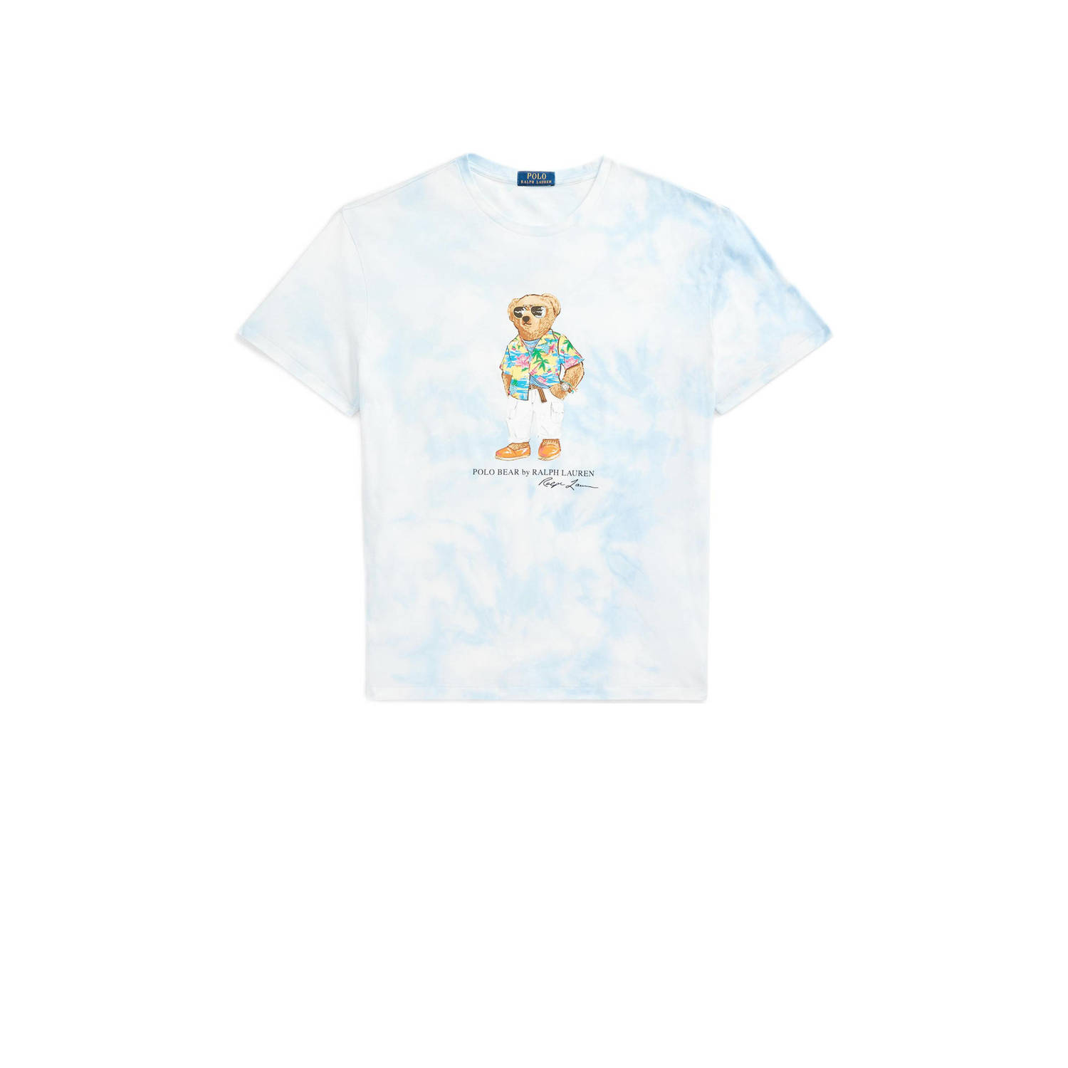 POLO Ralph Lauren T-shirt met printopdruk lichtblauw
