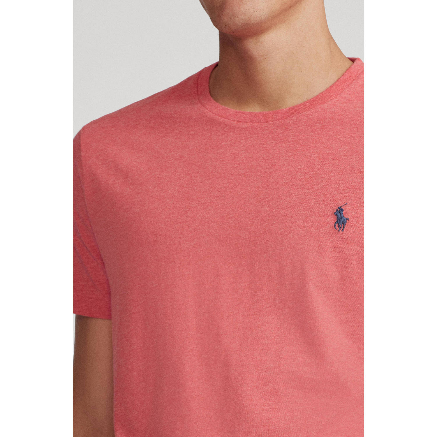 POLO Ralph Lauren regular fit T-shirt met logo highland rose heather