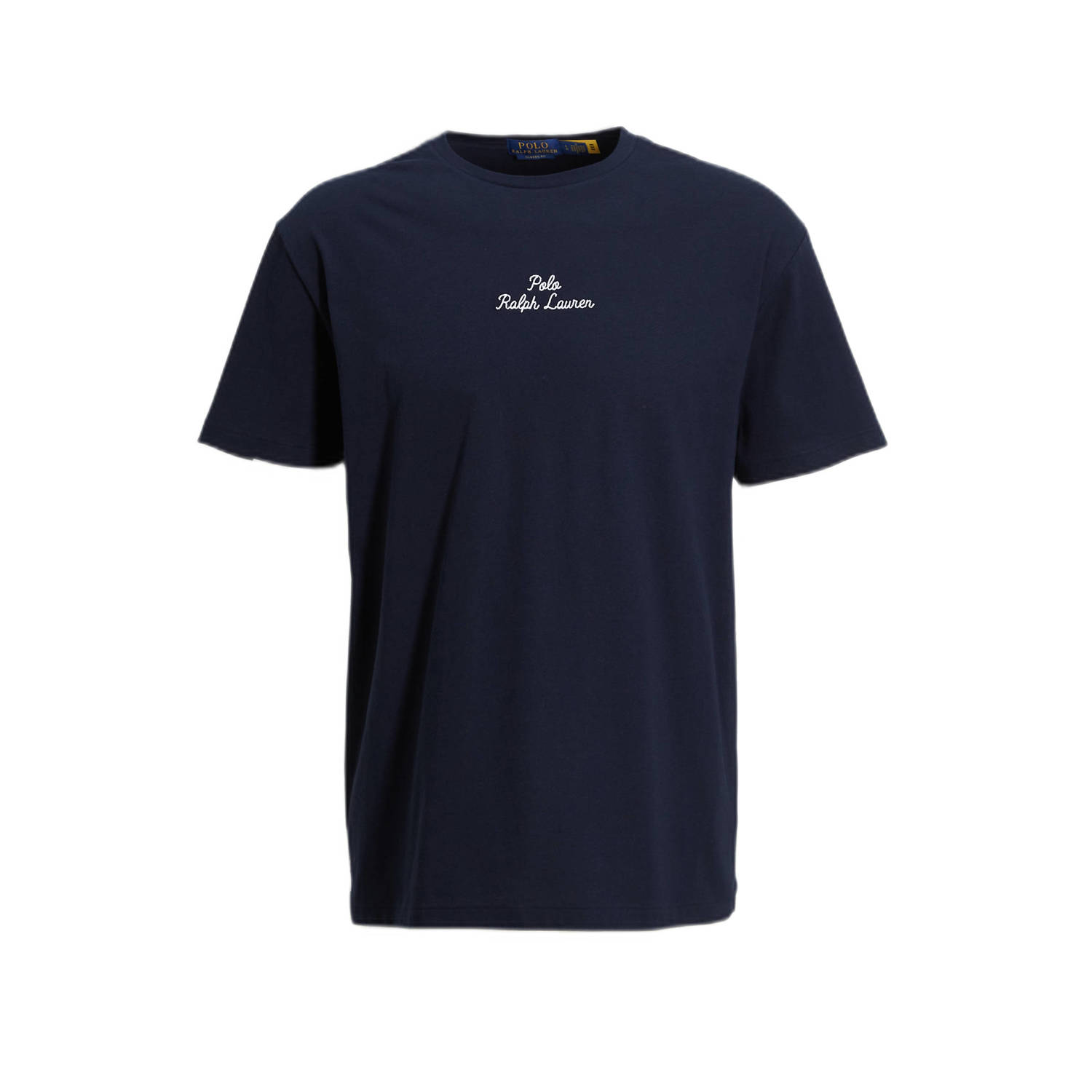 POLO Ralph Lauren slim fit T-shirt met logo donkerblauw