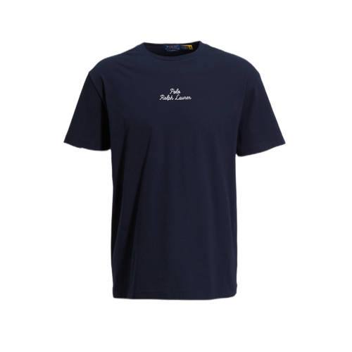 POLO Ralph Lauren slim fit T-shirt met logo donkerblauw