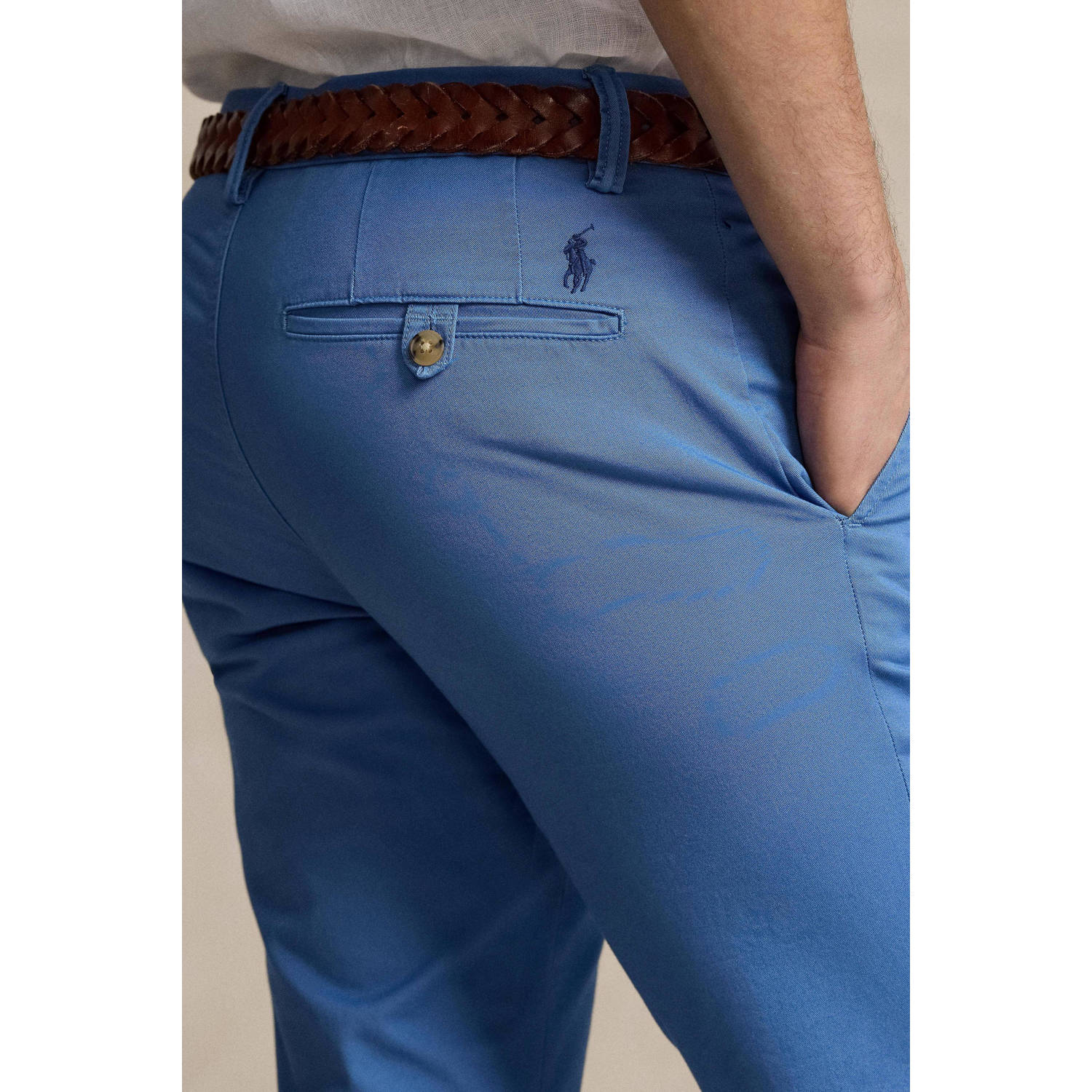 POLO Ralph Lauren slim fit chino blauw