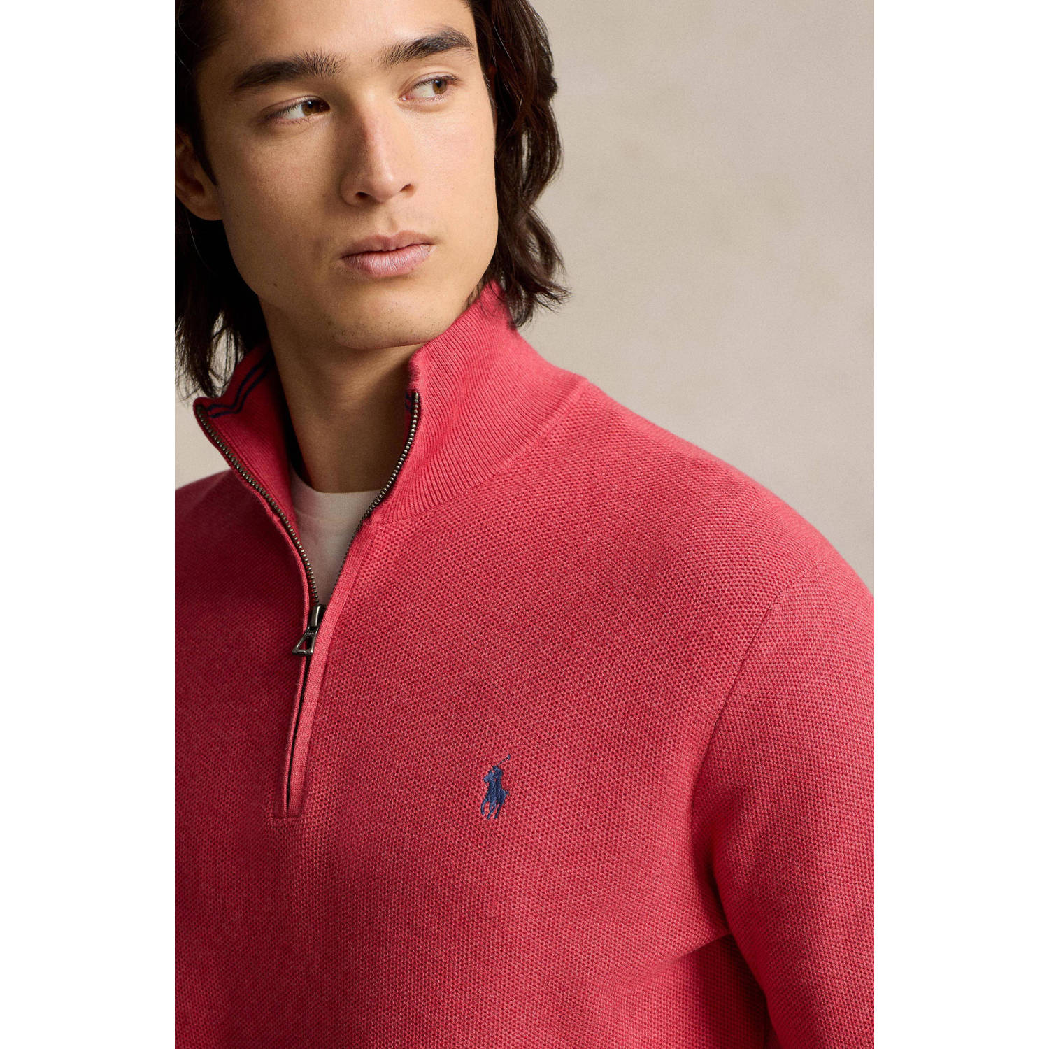 POLO Ralph Lauren trui met logo nantucket red heather