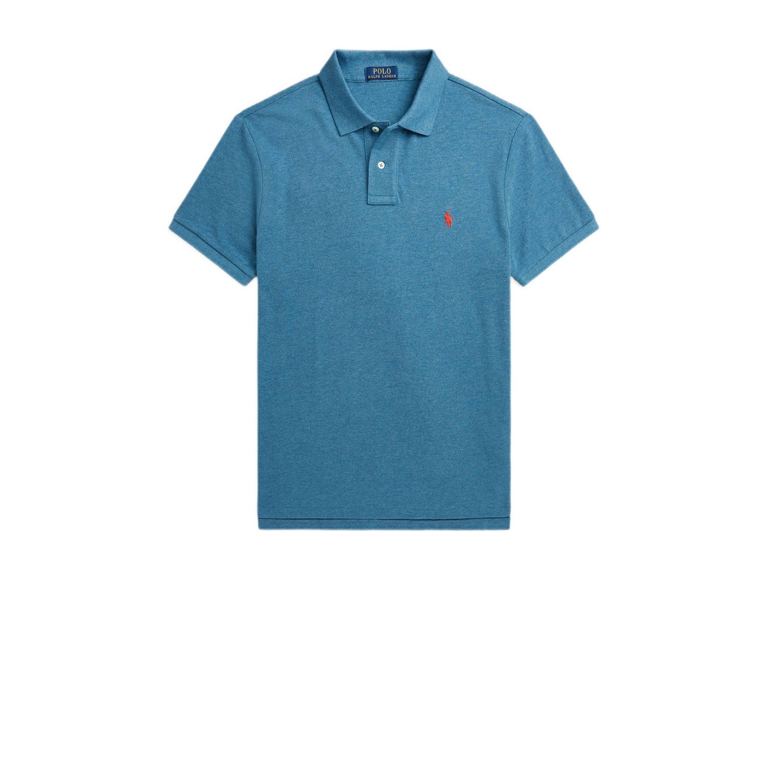 POLO Ralph Lauren slim fit polo met logo marine heather