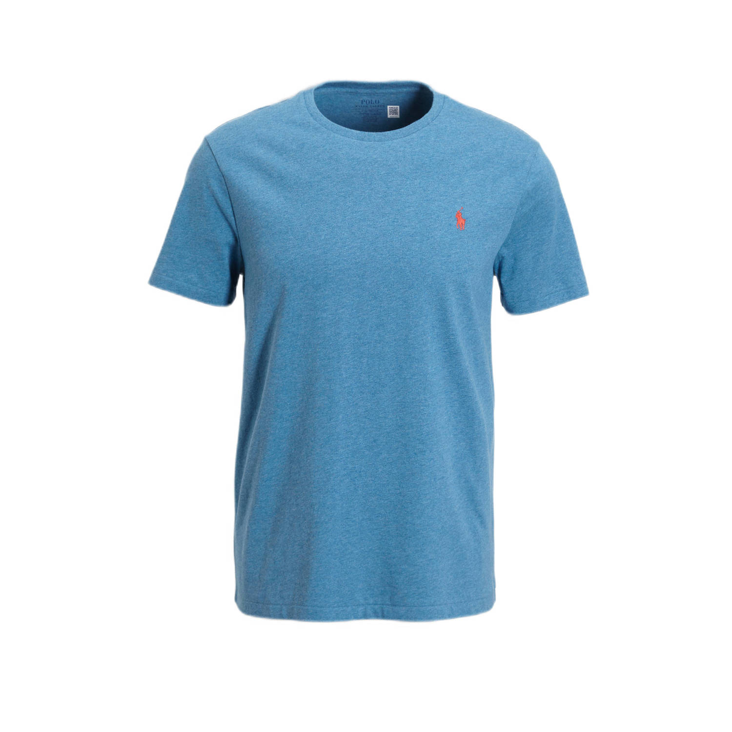 POLO Ralph Lauren slim fit T-shirt met logo blauw