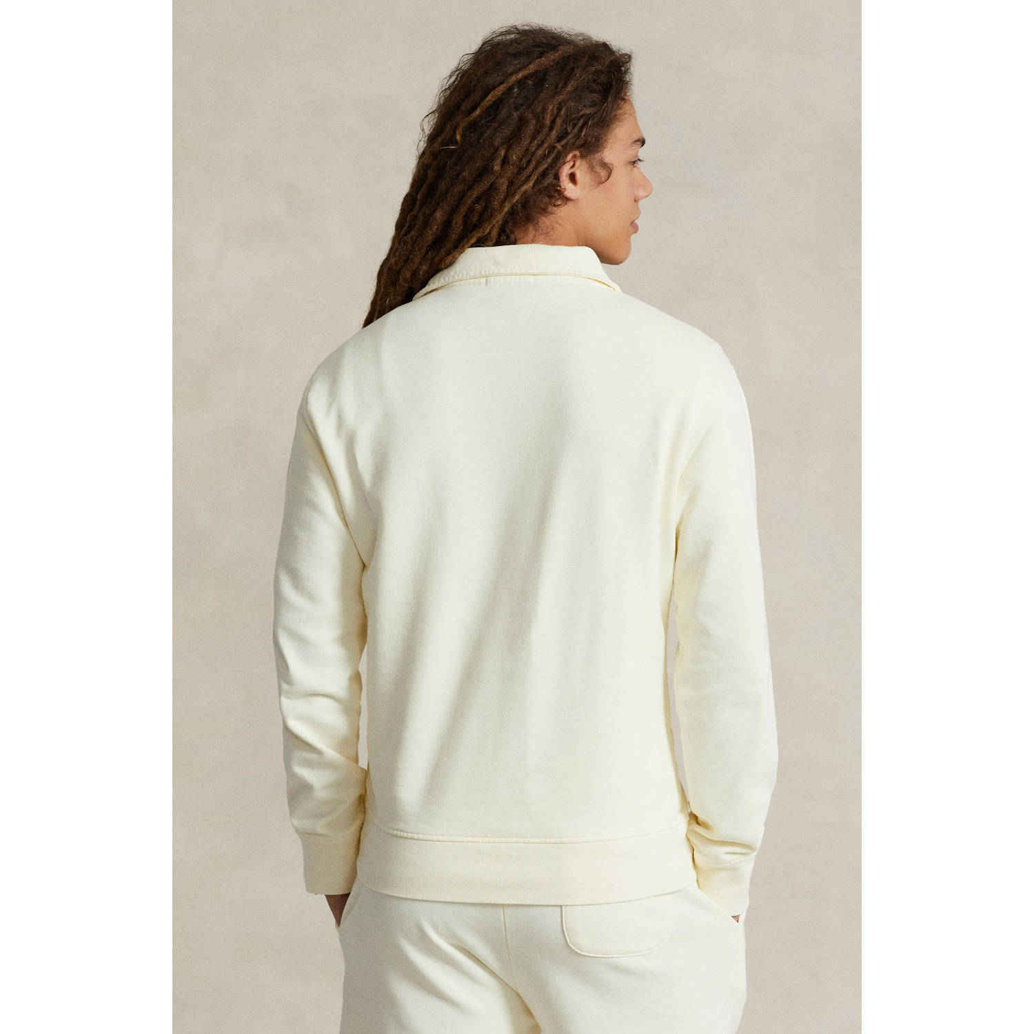 POLO Ralph Lauren sweater met logo clubhouse cream