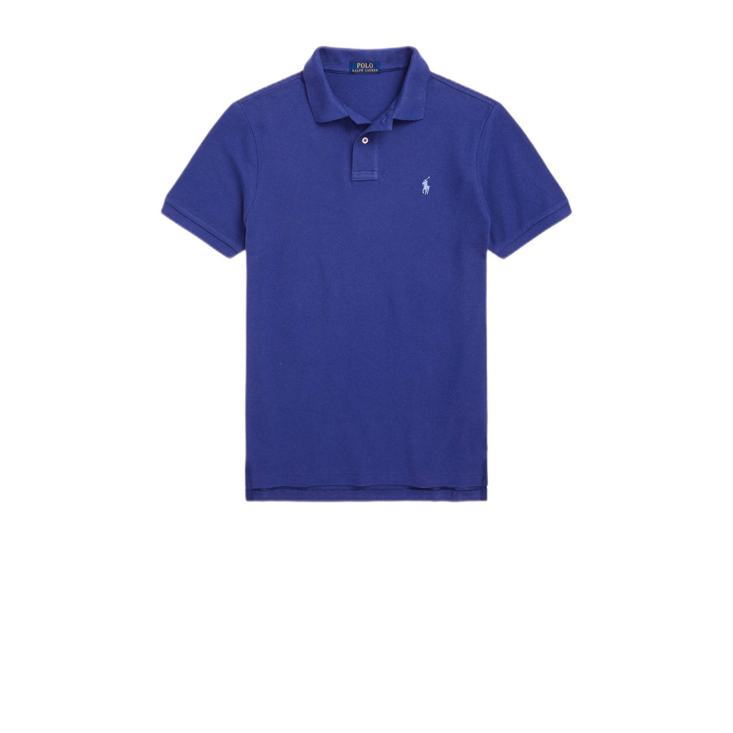 Ralph Lauren Blauw Katoenen Poloshirt Klassiek Logo Blue Heren