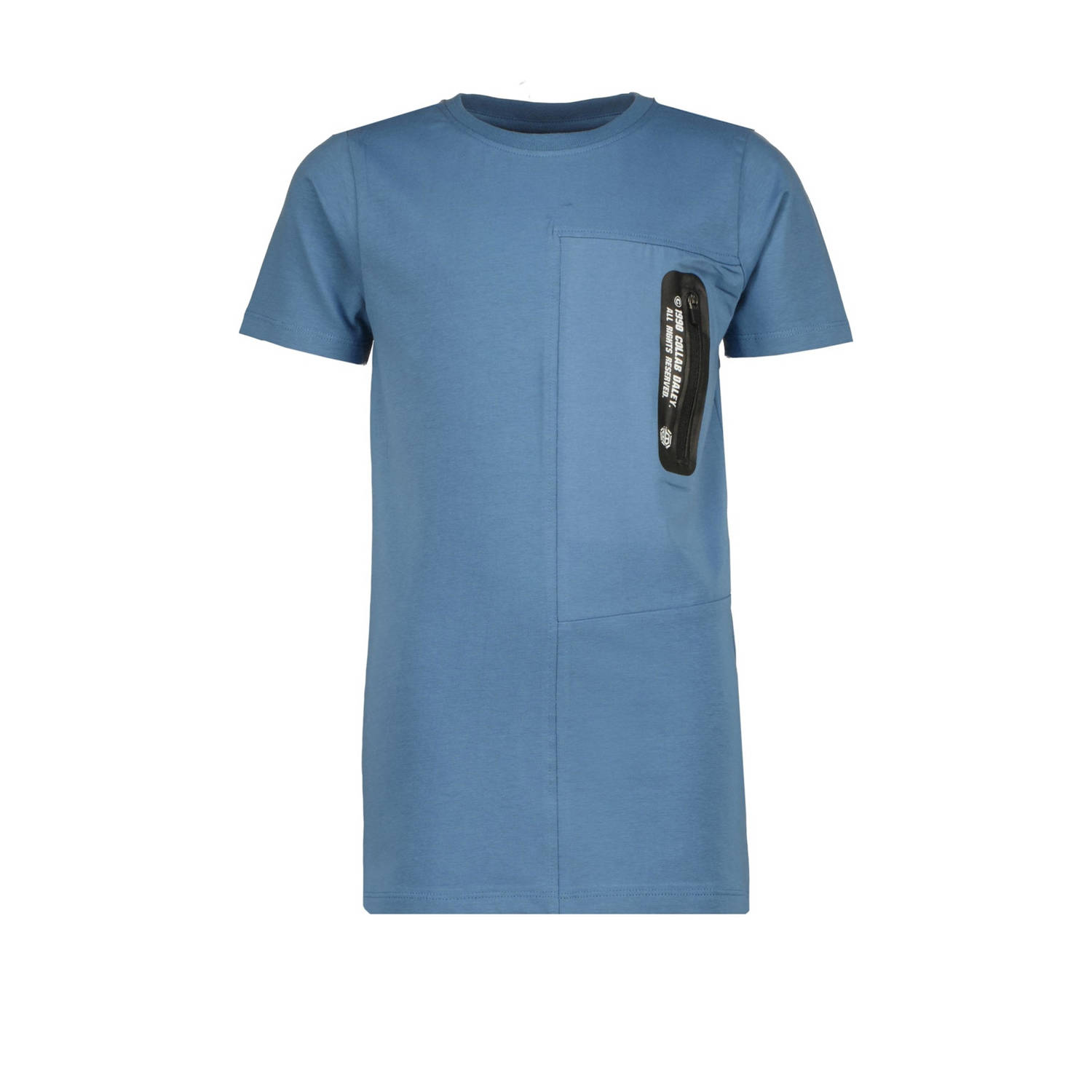 VINGINO x Daley T-shirt Hernandez met printopdruk blauw Jongens Stretchkatoen Ronde hals 146 152