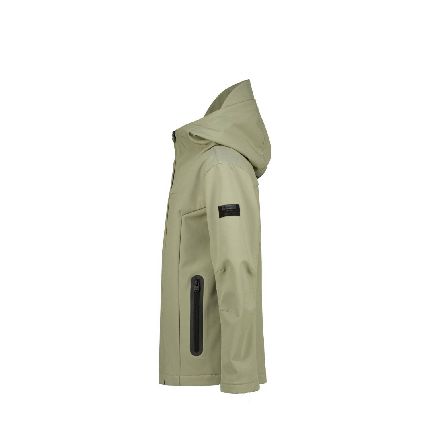 Vingino softshell jas zomer Twist groen