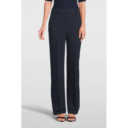 Modström straight fit pantalon Gale donkerblauw afbeelding