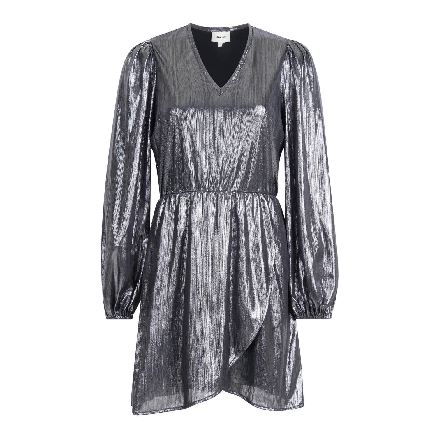 Shoeby coated jurk zilver