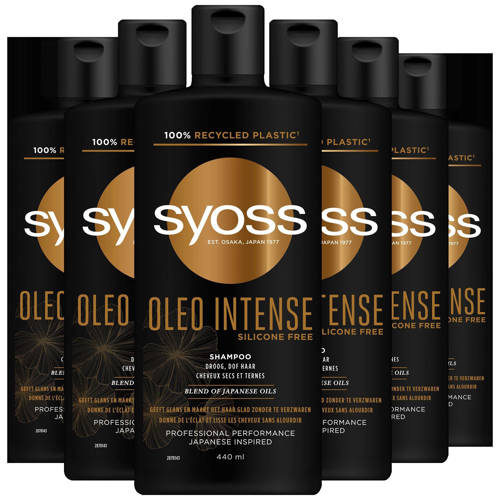 Syoss Oleo Intense shampoo - 6 stuks voordeelverpakking