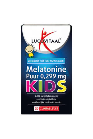 Wehkamp Lucovitaal Melatonine Puur Kids 0,299mg zuigtabletten aanbieding