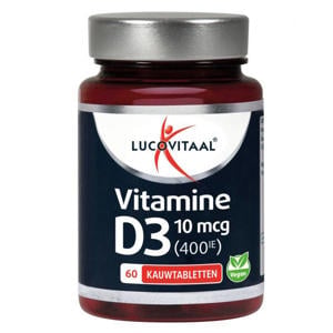 D3 10mcg (400IE) - 60 kauwtabletten