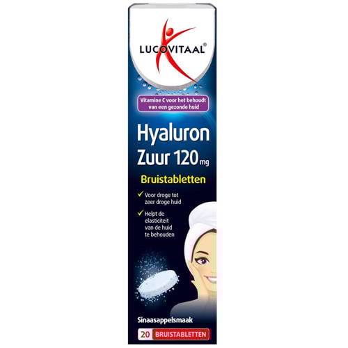 Wehkamp Lucovitaal Hyaluronzuur bruistablet met sinaasappelsmaak aanbieding