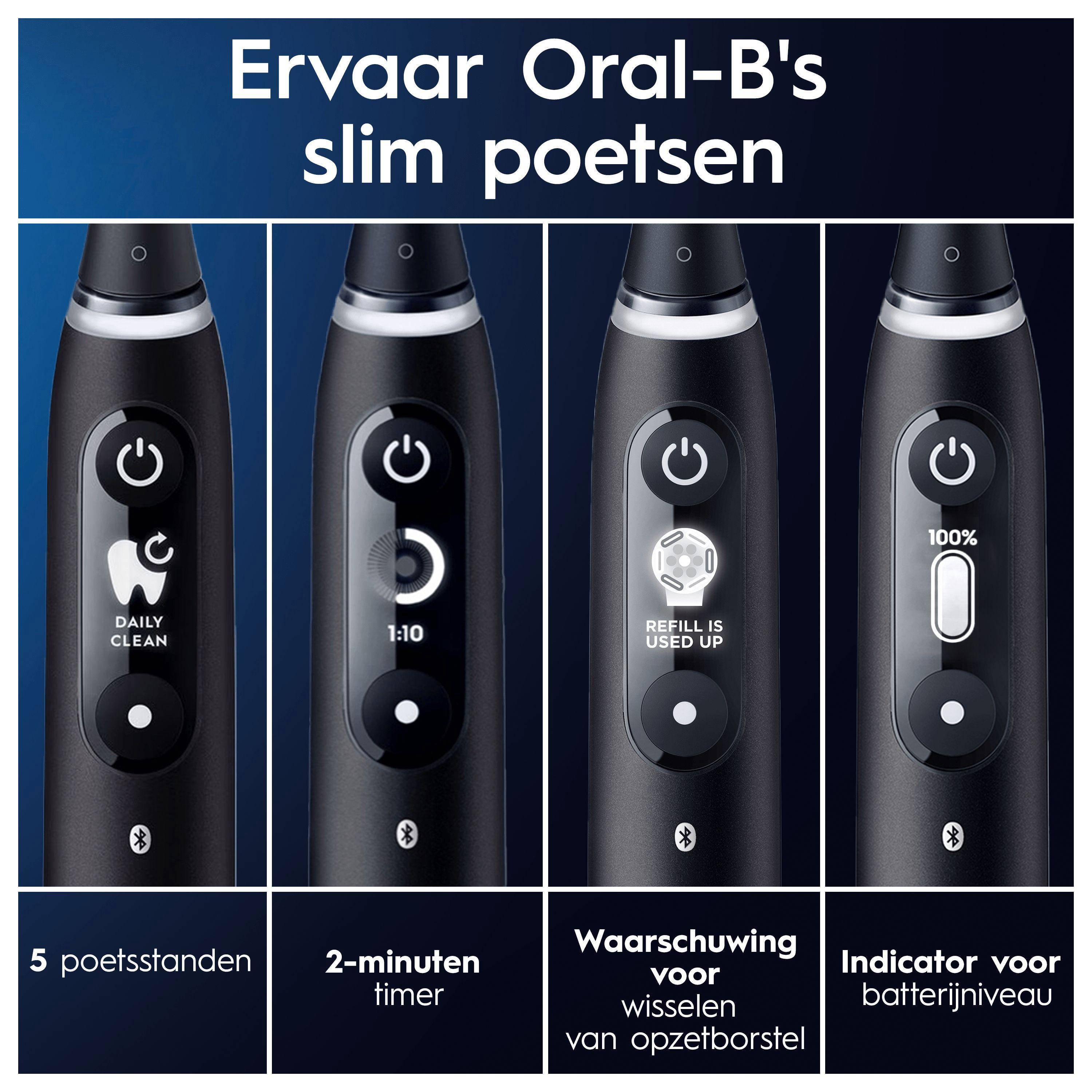 Oral B IO 7N Elektrische Tandenborstel - Zwart | Wehkamp