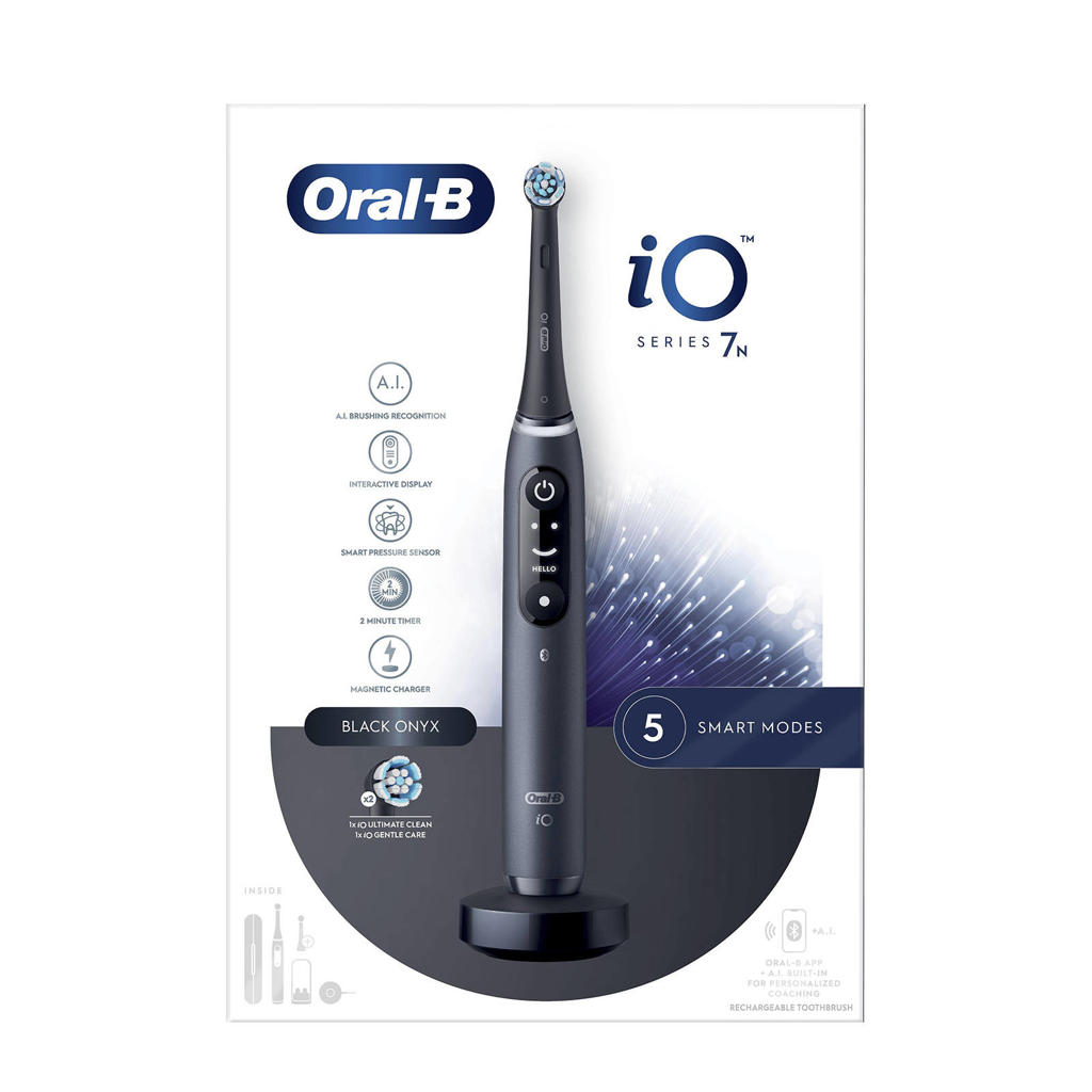 Oral-B iO 7N elektrische tandenborstel - zwart
