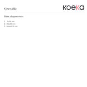 thumbnail: Koeka Amsterdam reversible boxkleed sand/moss