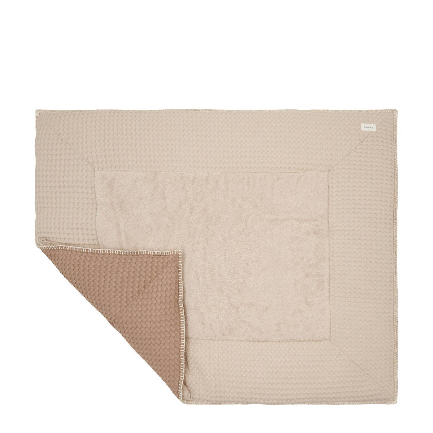 Koeka Amsterdam reversible boxkleed caffe sand