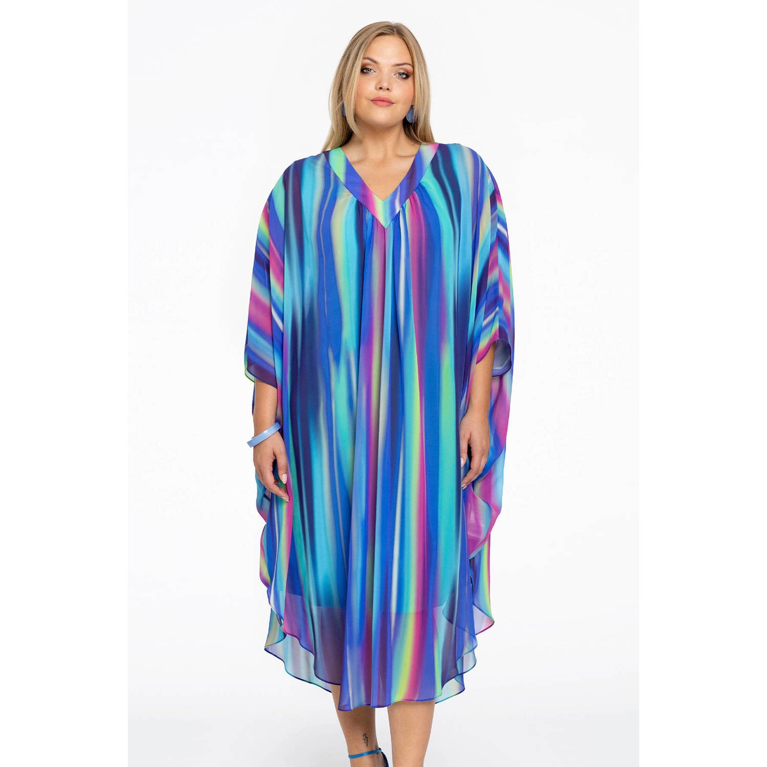 YOEK Jurk beachwear collectie multi