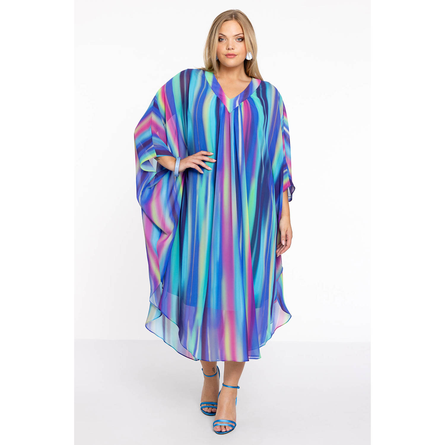 YOEK Jurk beachwear collectie multi