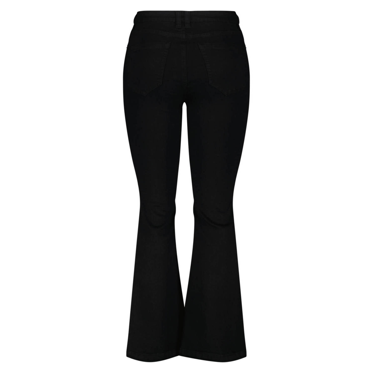 MS Mode flared jeans zwart denim